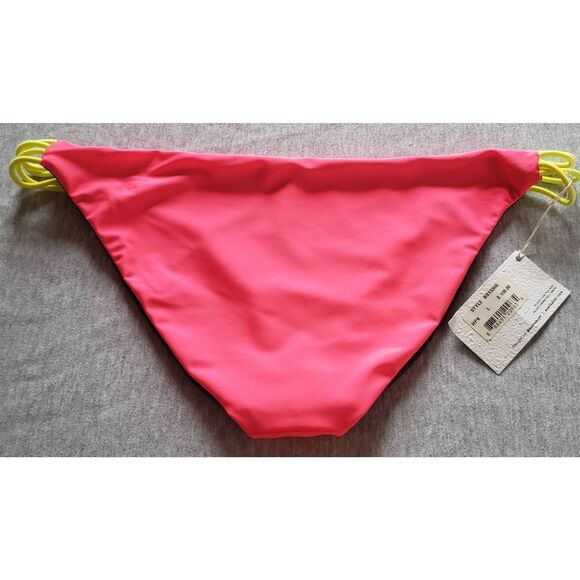 BASTA SURF HOT PINK REVERSIBLE BIKINI BOTTOM NWT - Picture 2 of 7